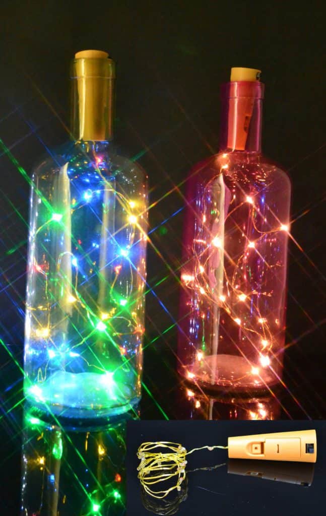 Pair of DIY Bottle Fairy Lights – Battery Powered - Image 4