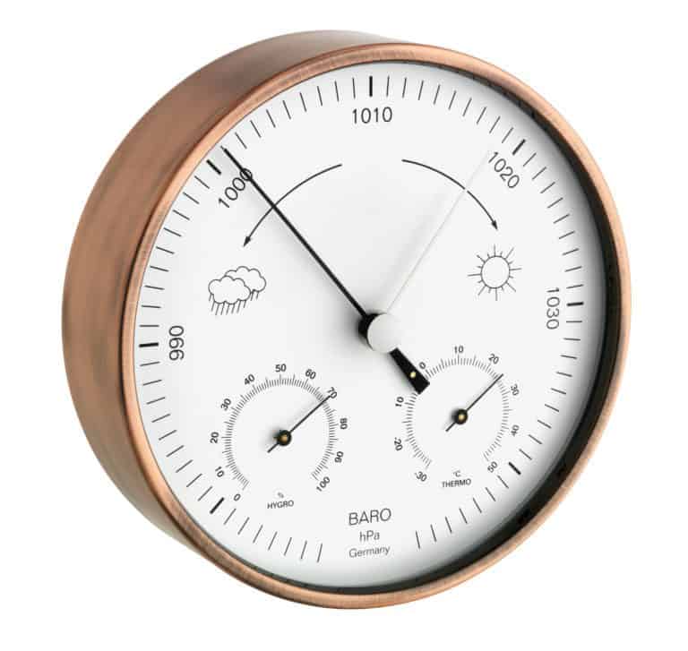 Analogue Outdoor Weather Station, Copper