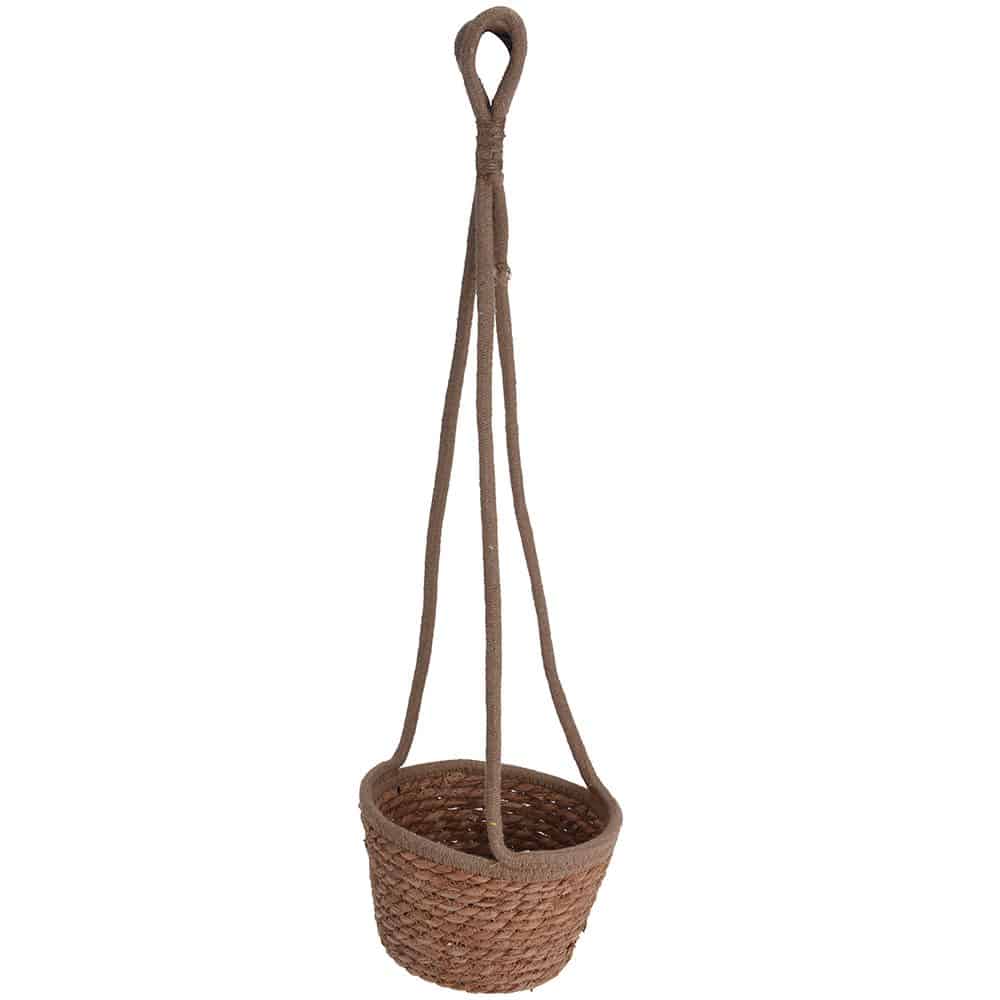 Seagrass Hanging Basket for Plants and Flowers