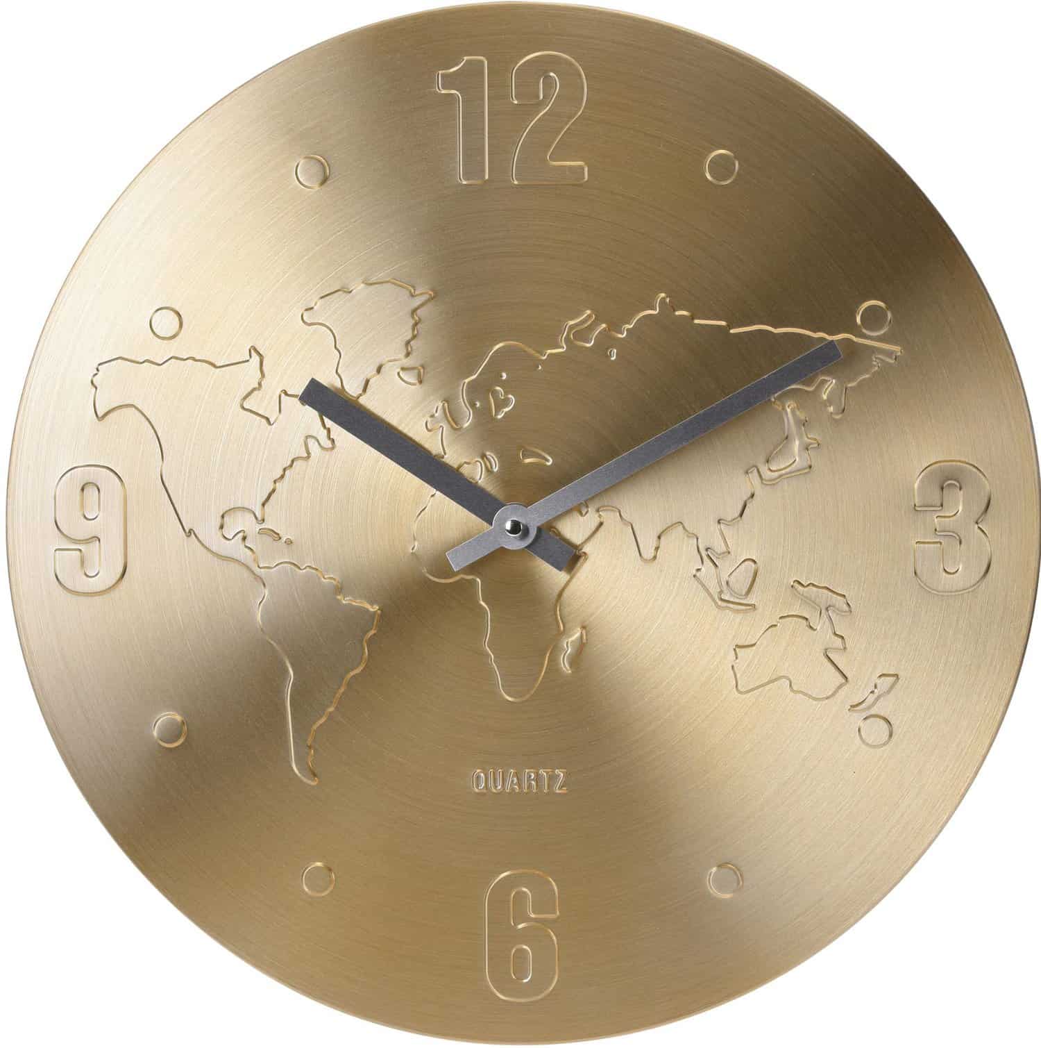 earth map clock