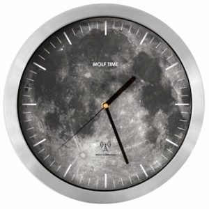 la lune moon radio controlled wall clock