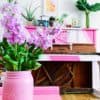 Pink Ceramic Fleurs Vase - Image 5