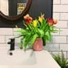 Pink Ceramic Fleurs Vase - Image 4