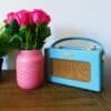 Pink Ceramic Fleurs Vase - Image 3