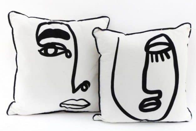 Picasso Face Cushions